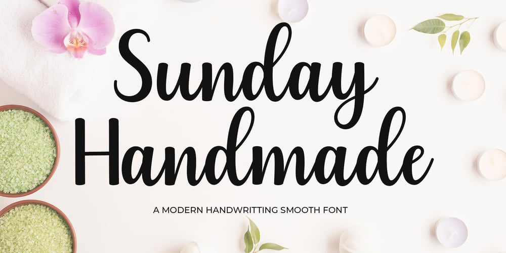 Sunday Handmade font