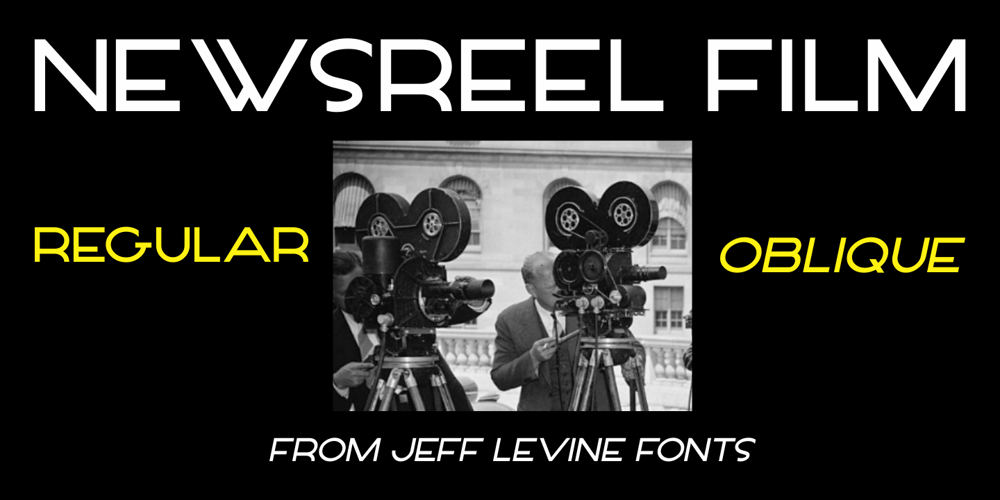 Newsreel Film JNL font