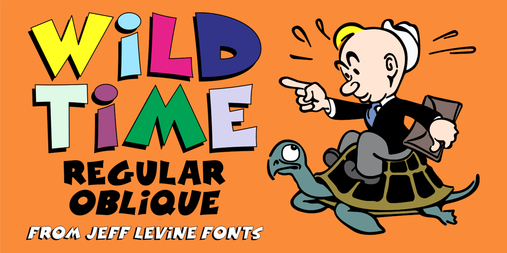 Wild Time JNL font