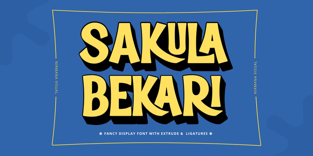 Sakula Bekari Retro font