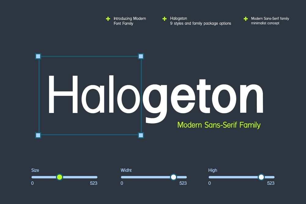 Halogeton font