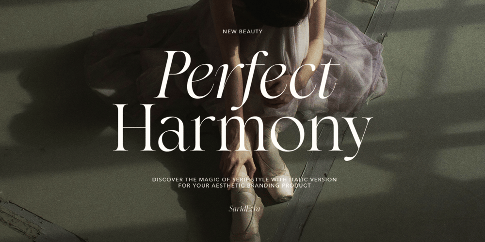 Perfect Harmony font