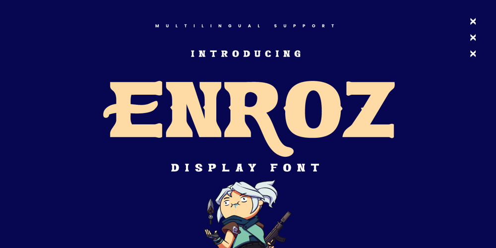 Enroz font