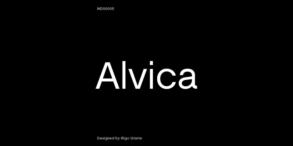 INDG Alvica font