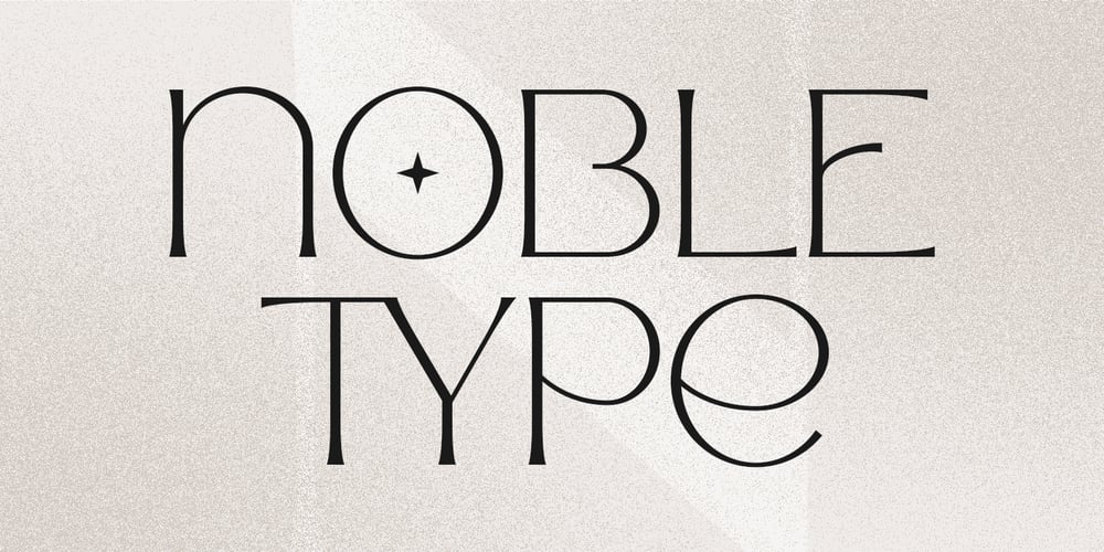 Noble Type font