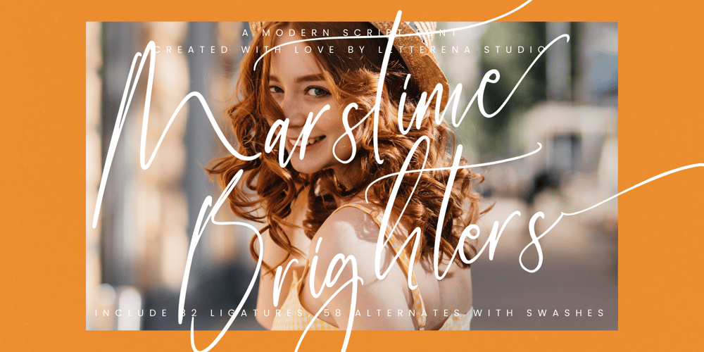 Marstime Brighters font