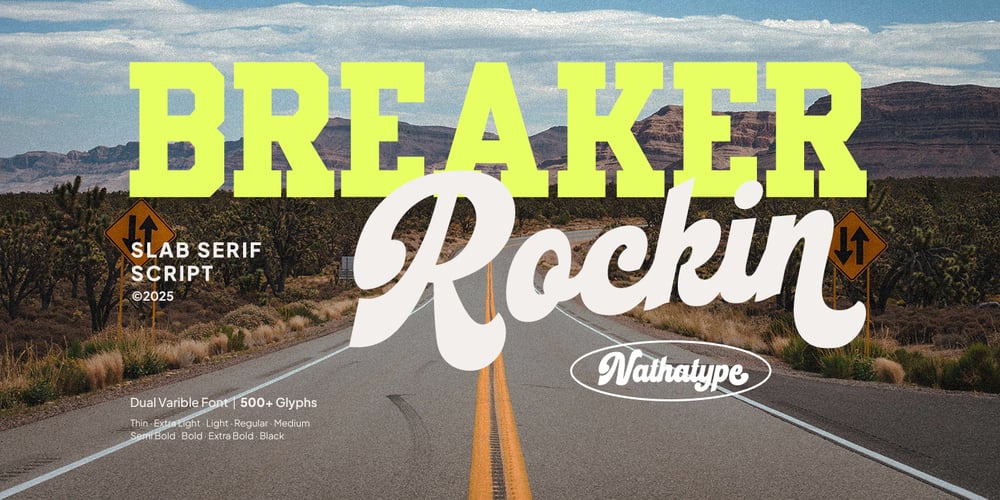 Breaker Rockin font
