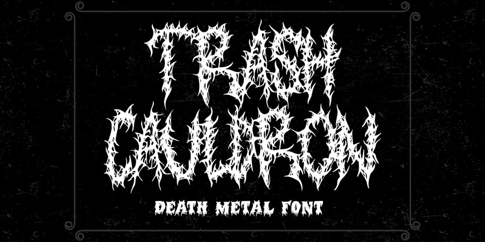 Trash Cauldron font