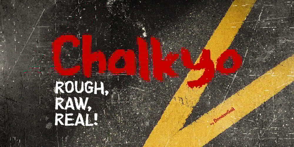 Chalkyo font