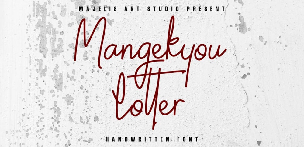 Mangekyou Lotter font