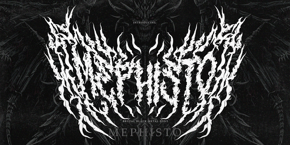 Mephisto Dark font