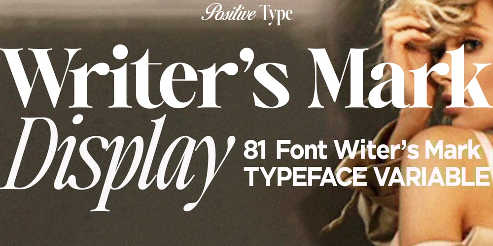 Writers Mark Display font