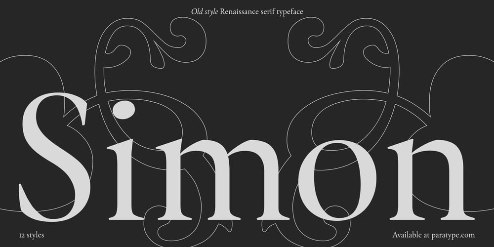 Simon font