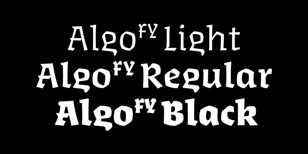 Algo FY Variable font