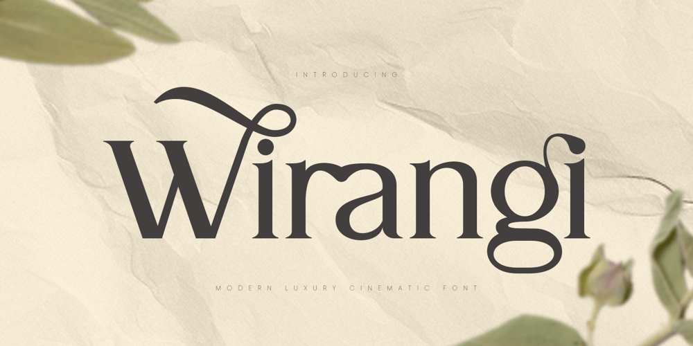 Wirangi font