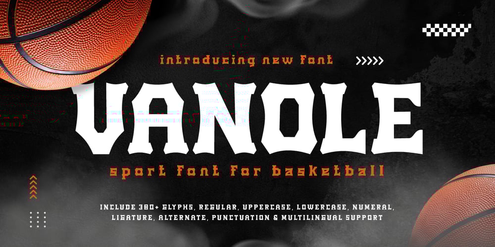 Vanole font