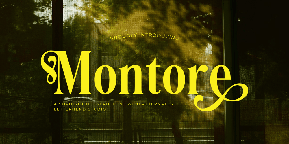 Montore font