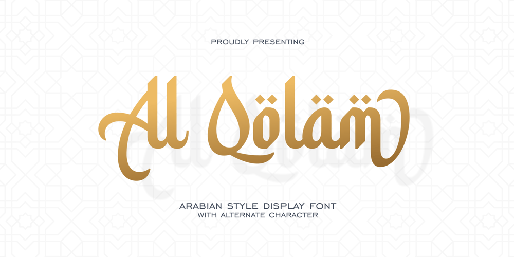 Al Qolam font