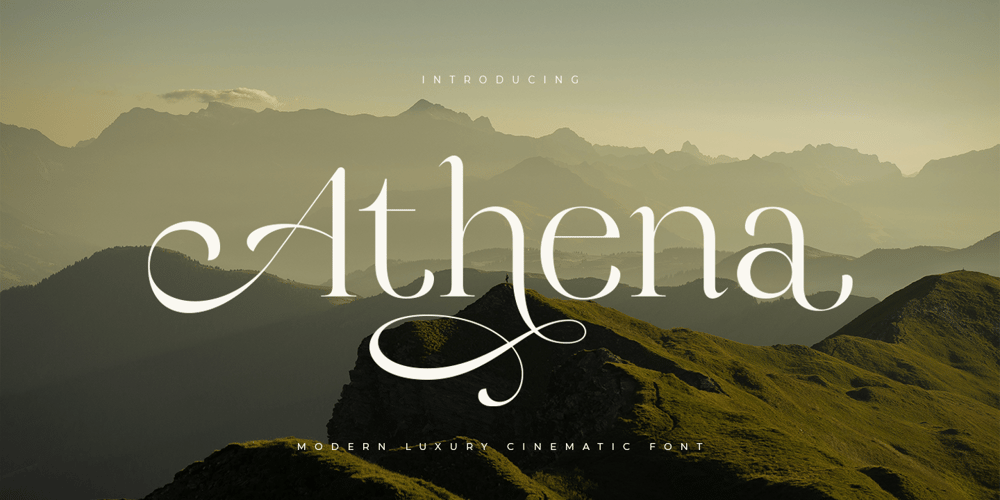 Athena SS font