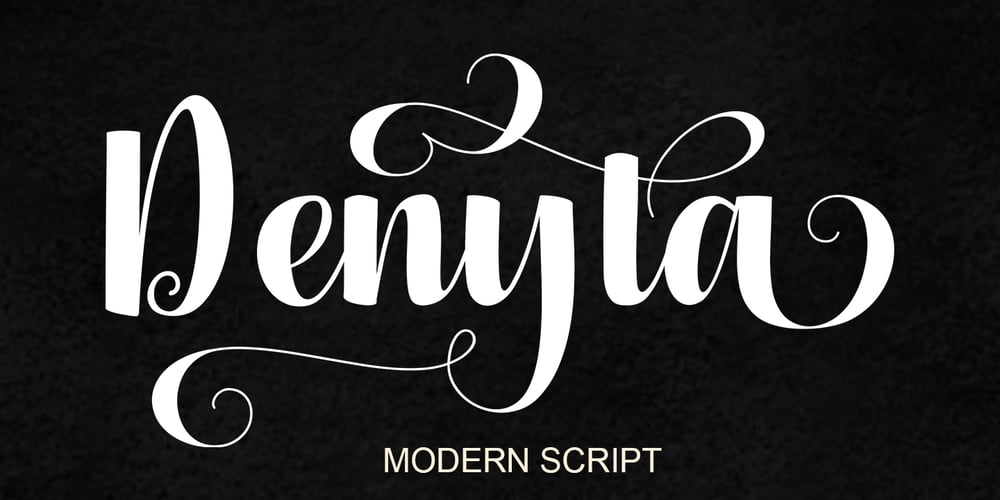 Denyta font