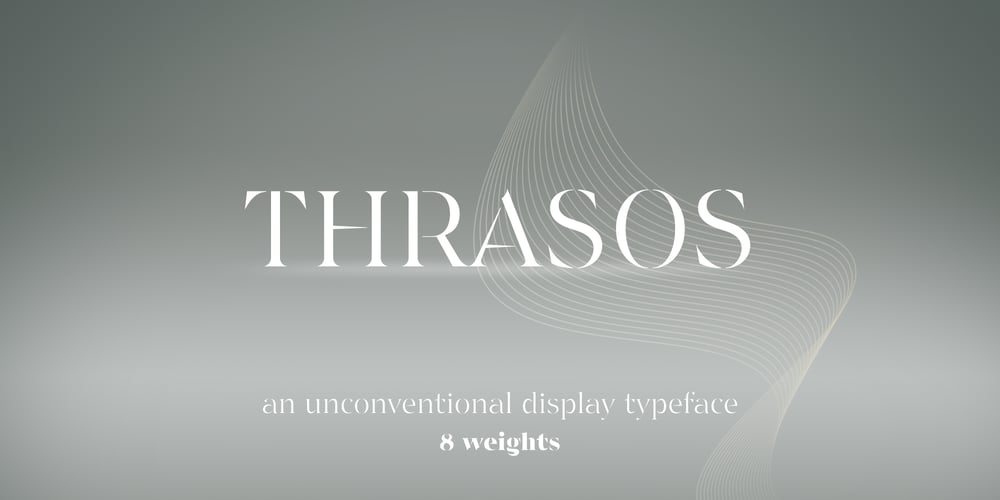 Thrasos font