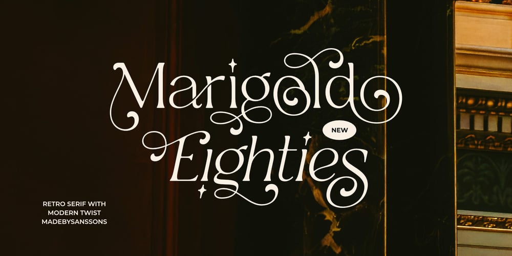 Marigold Eighties font