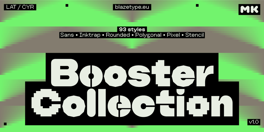 Booster font