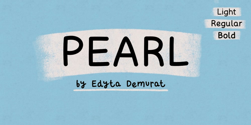 Pearl font