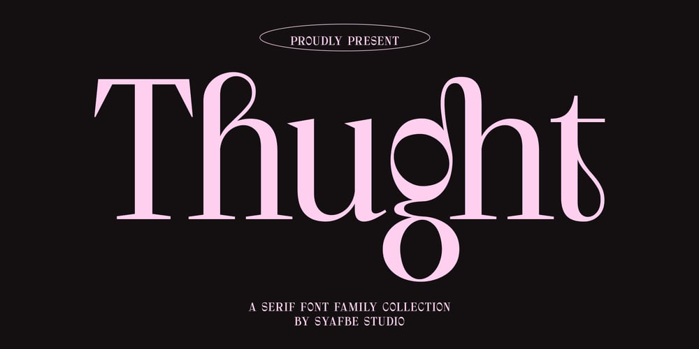 Thught font