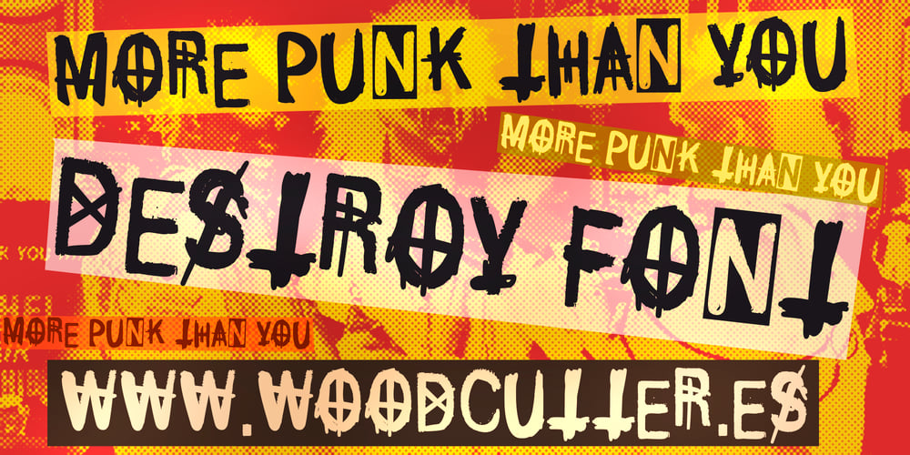 More Punk Than You font