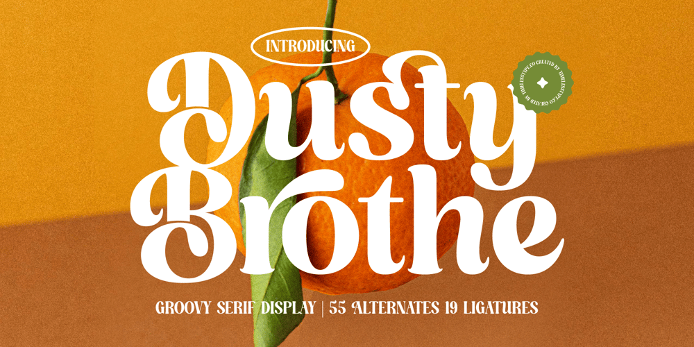Dusty Brothe font