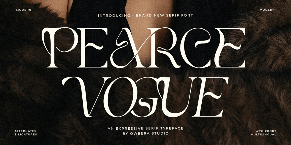 Pearce Vogue font