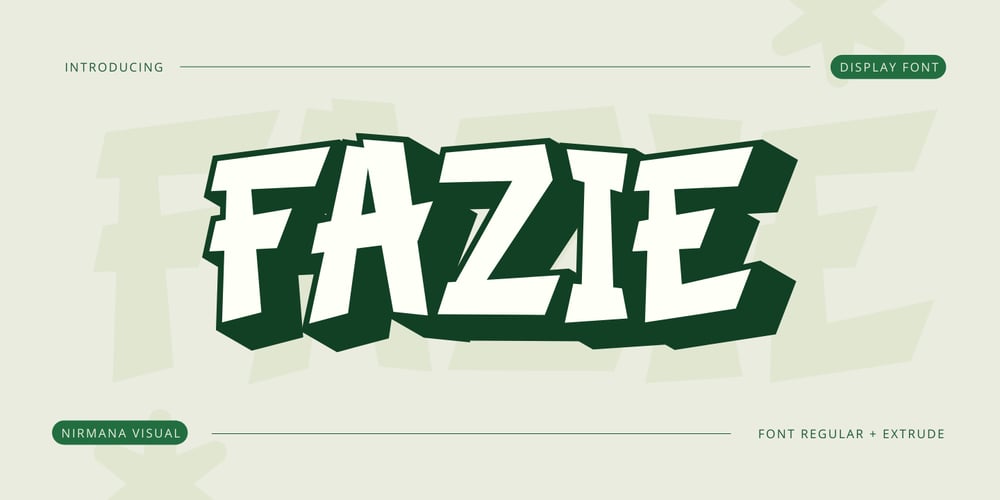 Fazie Retro font