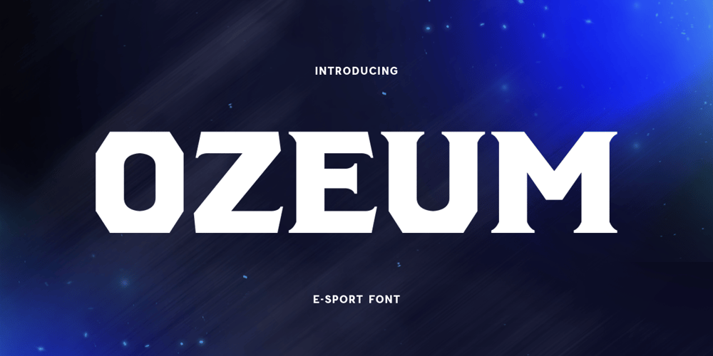 Ozeum font
