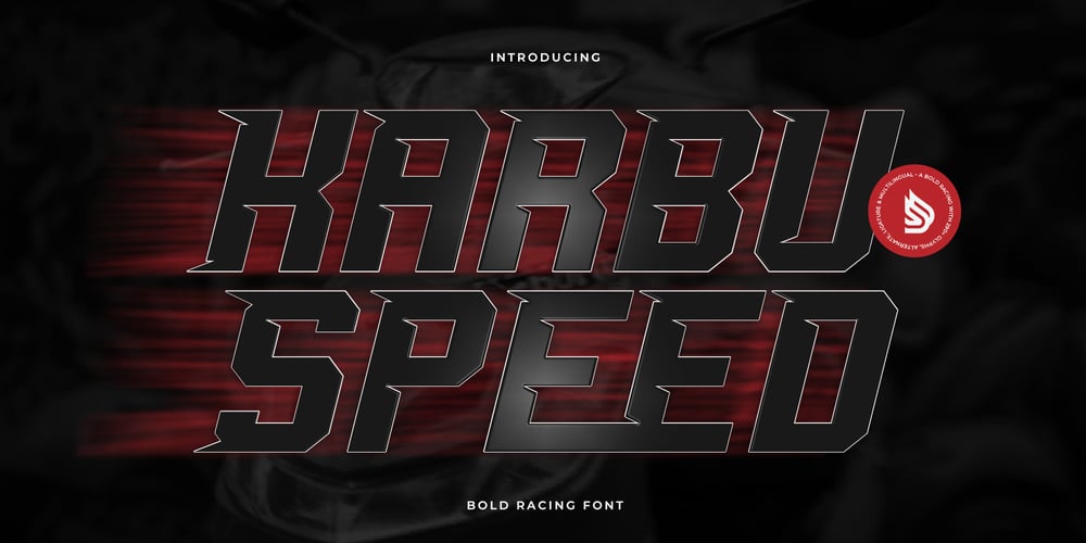 Karbu Speed font