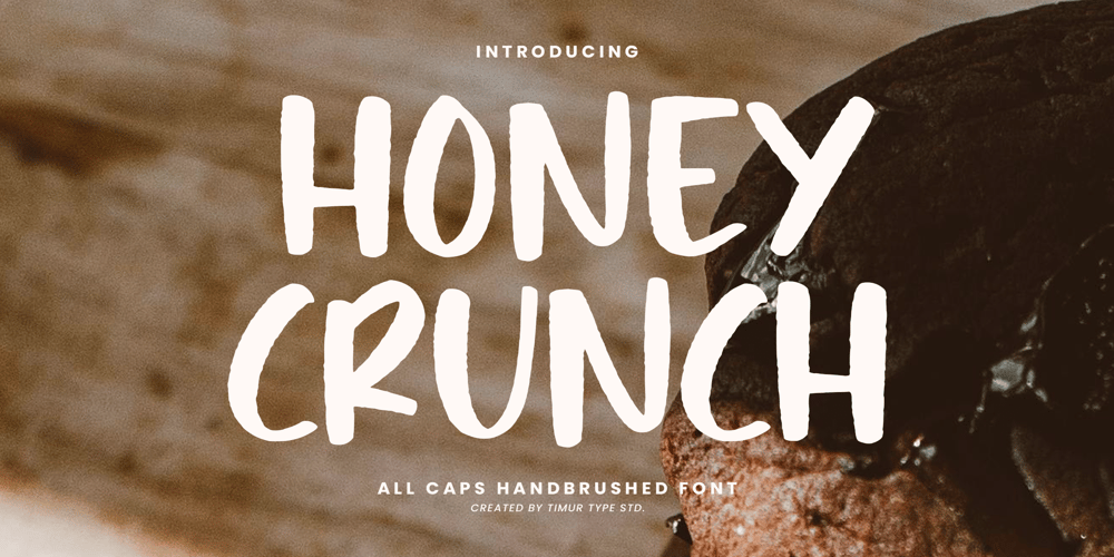 Honey Crunch font