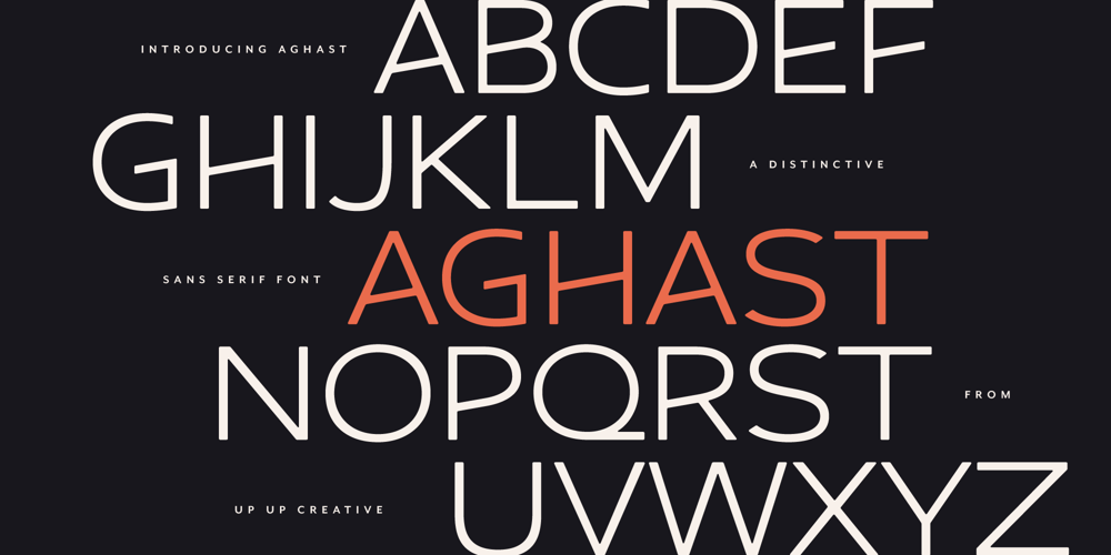Aghast font