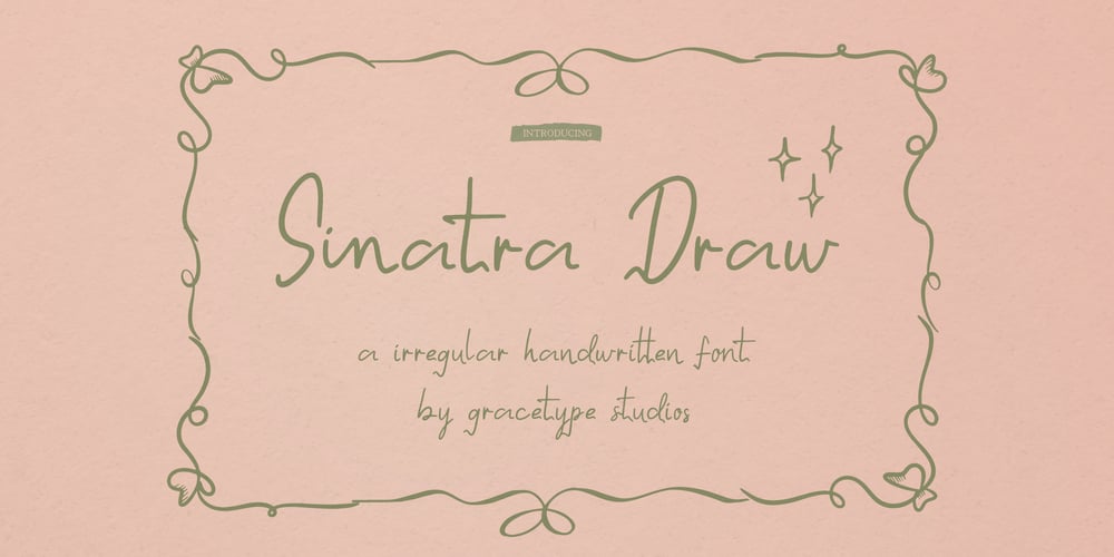 Sinatra Draw font