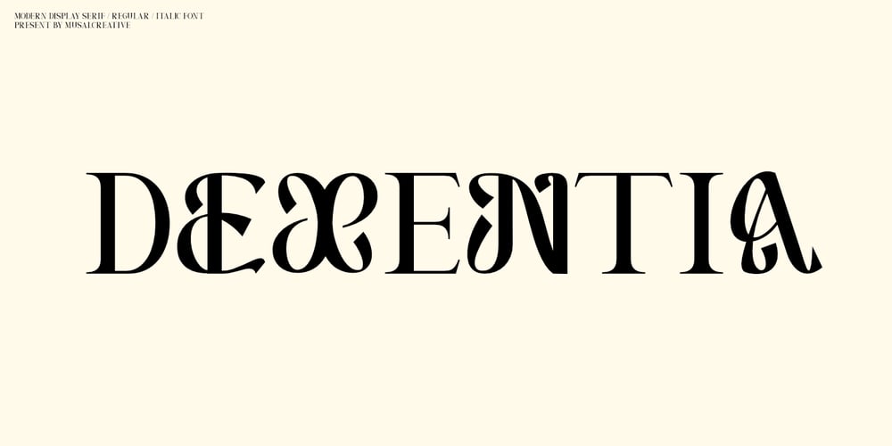 Dexentia font