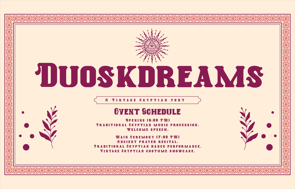 Duoskdreams font
