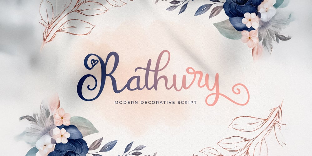 Rathury font