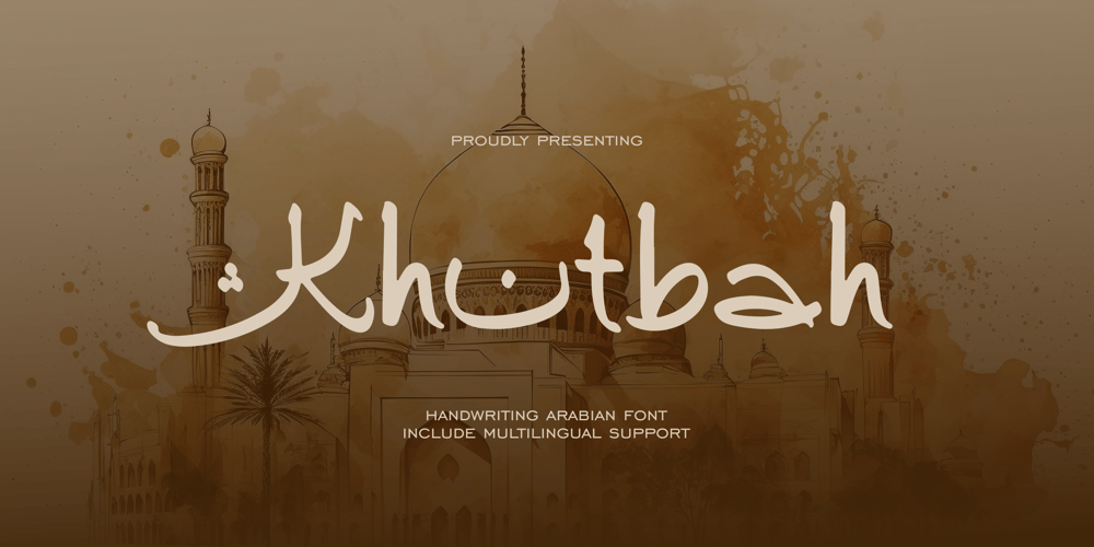 Khutbah font