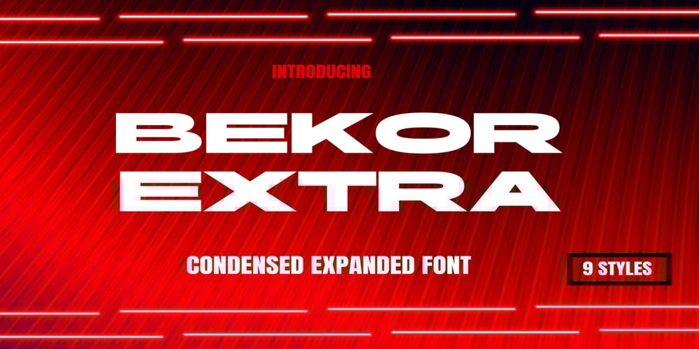 Bekor font