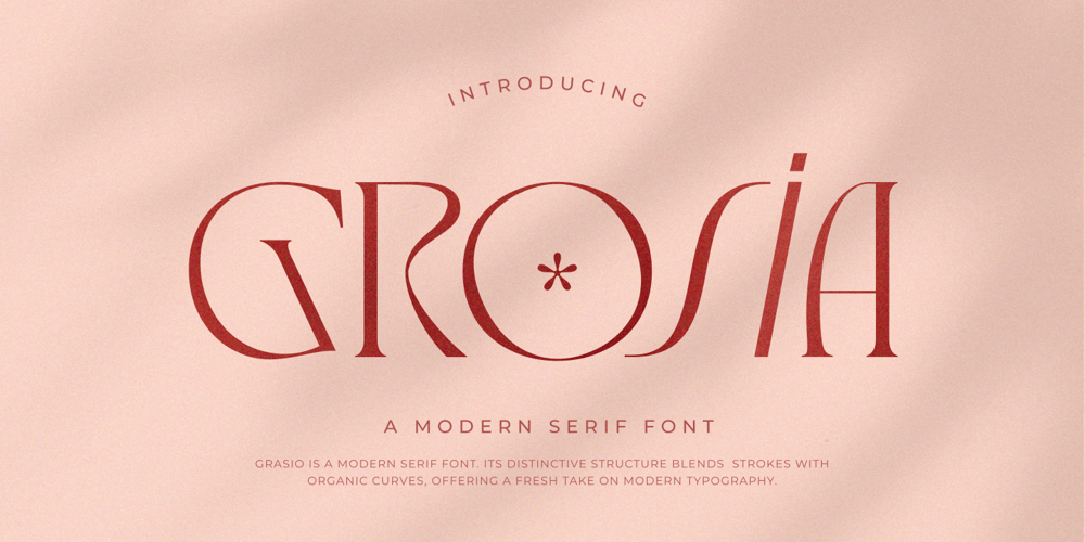 Grosia font