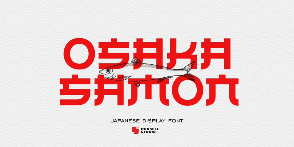 Osaka Samon font