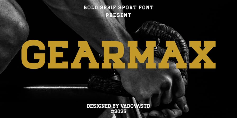 Gearmax font