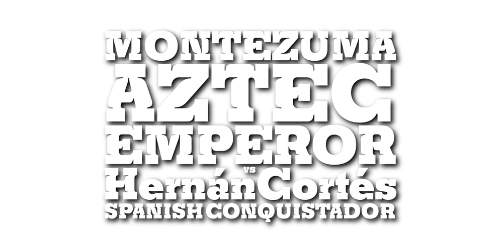 Churchward Montezuma font
