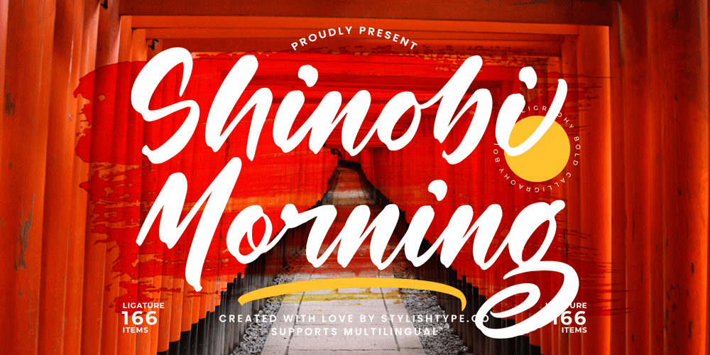 Shinobi Morning font