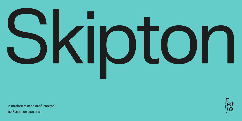 Skipton font