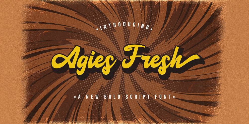 Agies Fresh font